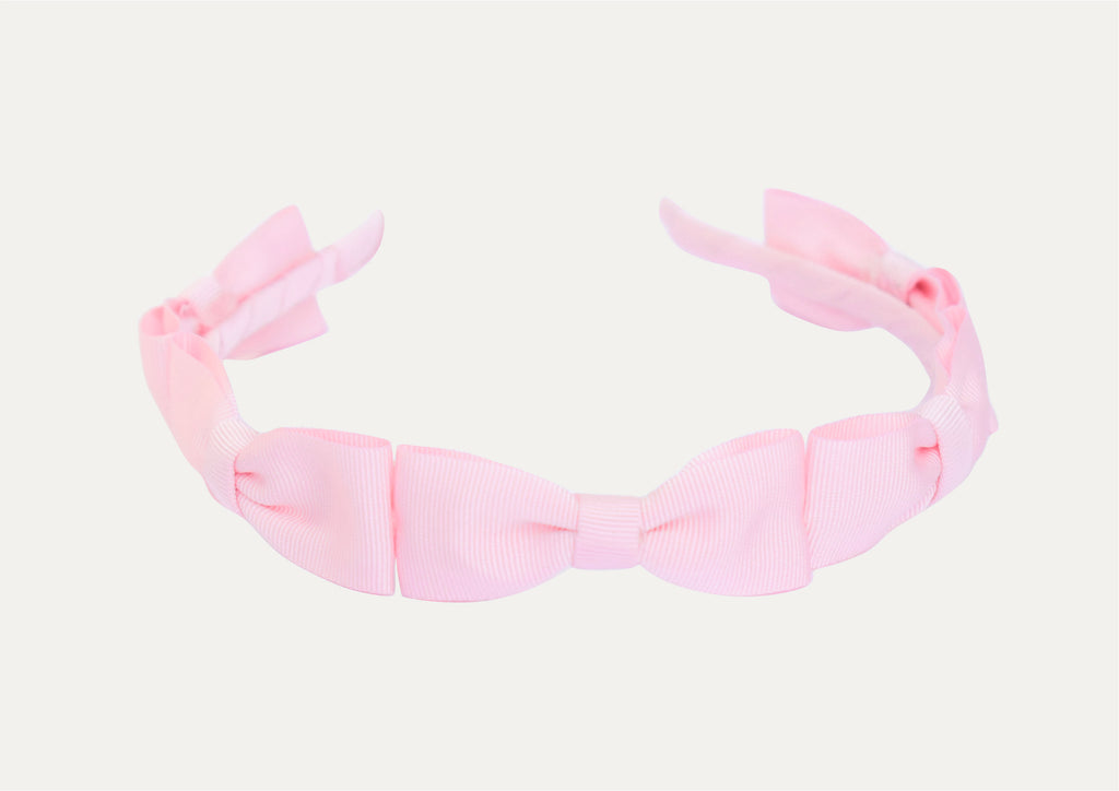 Soft Pink Multi-Bow Headband