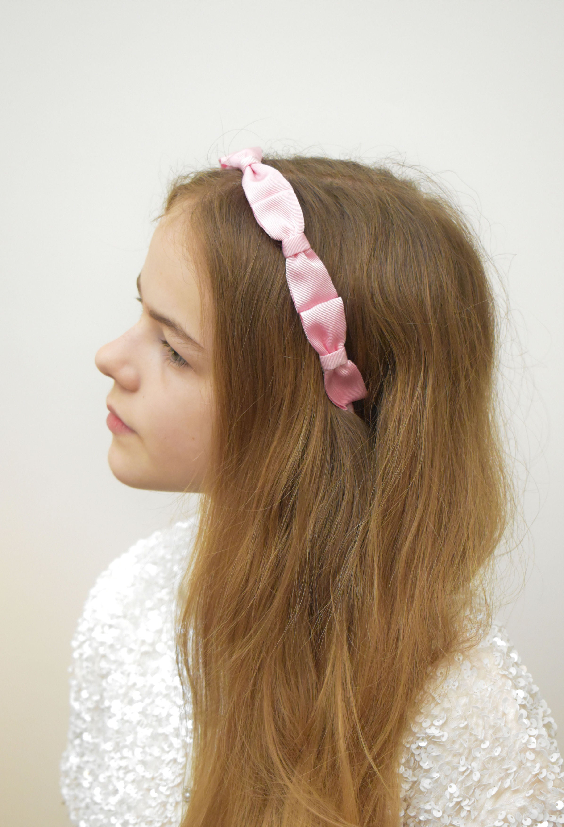 Soft Pink Multi-Bow Headband